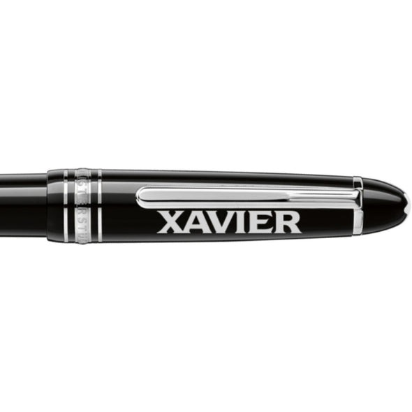 Xavier Montblanc Meisterstück Midsize Platinum-Coated Ballpoint Pen Shot #2
