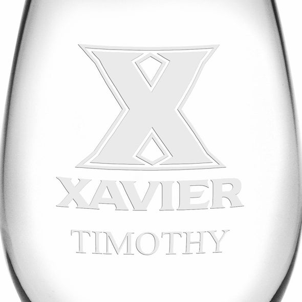 Xavier Stemless Wine Glasses Made in the USA - Set of 2 Shot #3