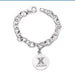 Xavier Sterling Silver Charm Bracelet