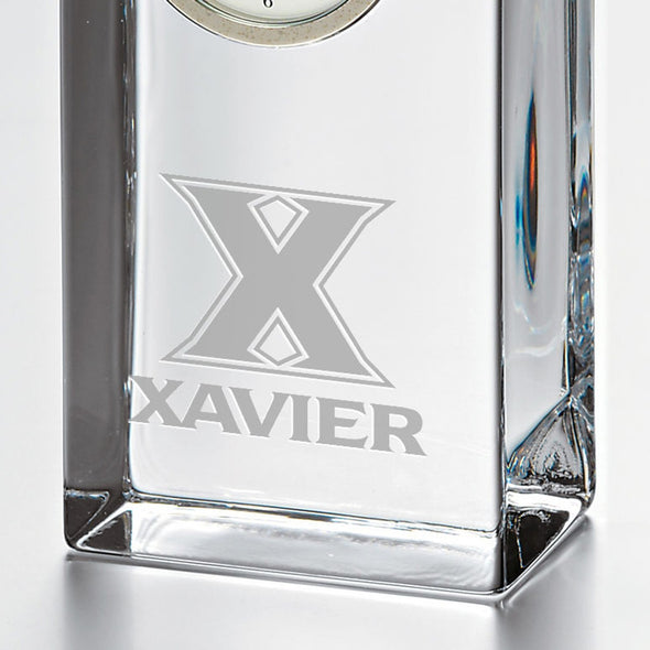 Xavier Tall Glass Desk Clock by Simon Pearce Shot #2