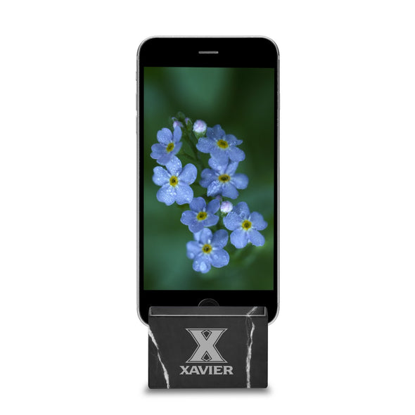 Xavier University Marble Phone Holder Shot #2