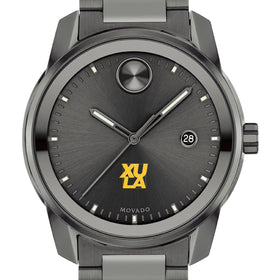 Xavier University of Louisiana Men's Movado BOLD Gunmetal Grey with Date Window Shot #1
