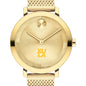 Xavier University of Louisiana Women's Movado Bold Gold with Mesh Bracelet Shot #1