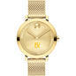 Xavier University of Louisiana Women's Movado Bold Gold with Mesh Bracelet Shot #2