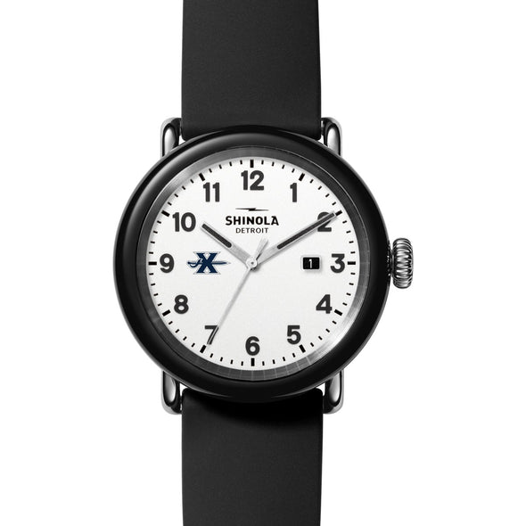 Xavier University Shinola Watch, The Detrola 43mm White Dial at M.LaHart &amp; Co. Shot #2