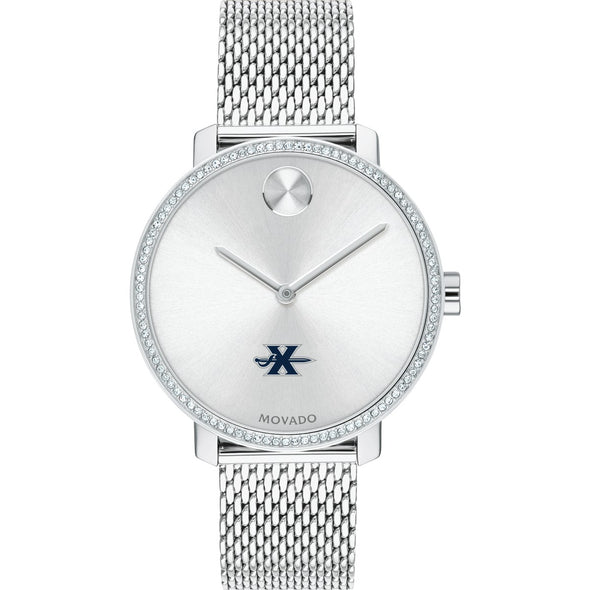 Xavier Women's Movado Bold with Crystal Bezel & Mesh Bracelet Shot #2