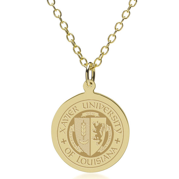 XULA 18K Gold Pendant & Chain Shot #1