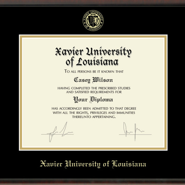XULA Diploma Frame, the Fidelitas Shot #2