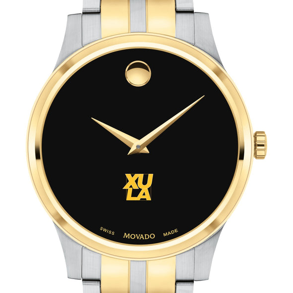XULA Men's Movado Collection Two-Tone Watch with Black Dial Shot #1