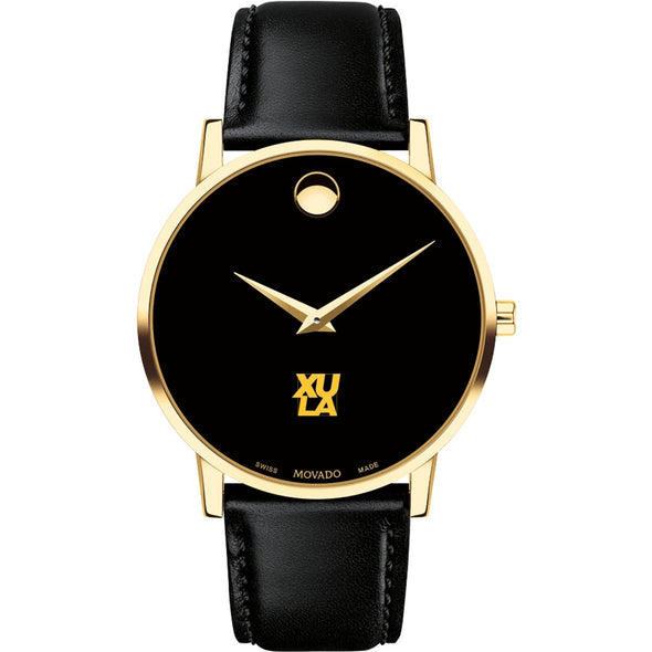XULA Men's Movado Gold Museum Classic Leather Shot #2