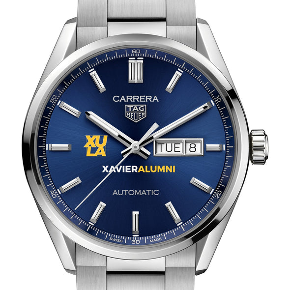 XULA Men&#39;s TAG Heuer Carrera with Blue Dial &amp; Day-Date Window Shot #1