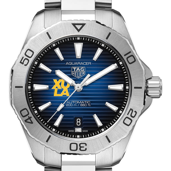 XULA Men's TAG Heuer Steel Automatic Aquaracer with Blue Sunray Dial Shot #1