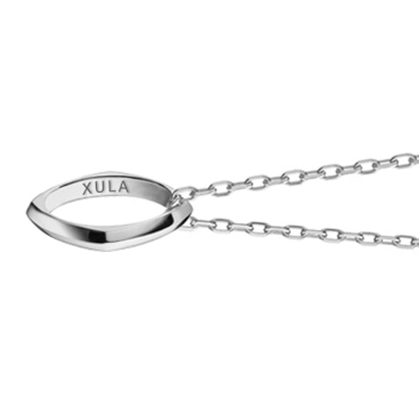 XULA Monica Rich Kosann Poesy Ring Necklace in Silver Shot #3