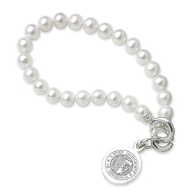 XULA Pearl Bracelet with Sterling Silver Charm Shot #1