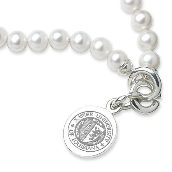 XULA Pearl Bracelet with Sterling Silver Charm Shot #2