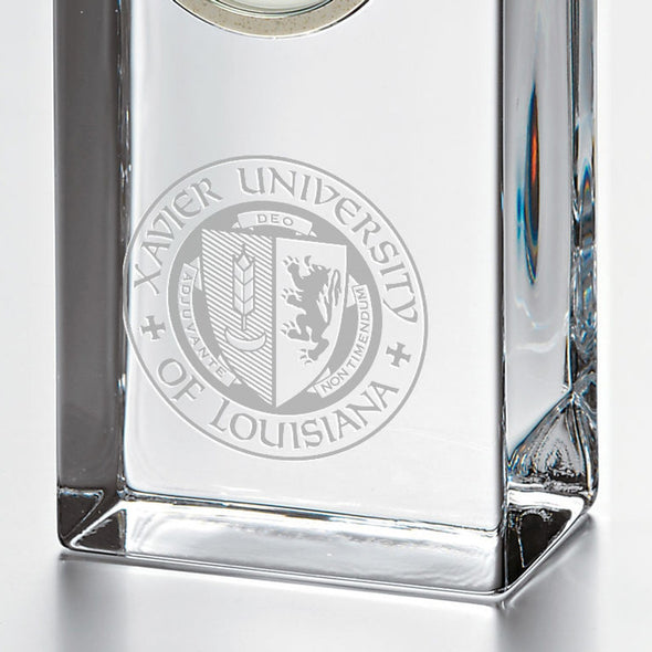 XULA Tall Glass Desk Clock by Simon Pearce Shot #2