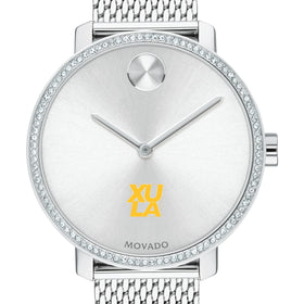 XULA Women's Movado Bold with Crystal Bezel & Mesh Bracelet Shot #1