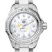 XULA Women's TAG Heuer Steel Aquaracer with Diamond Dial & Bezel