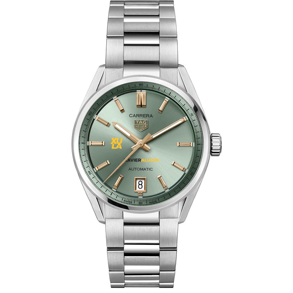 XULA Women's TAG Heuer Steel Carrera Automatic with Green Dial Shot #2