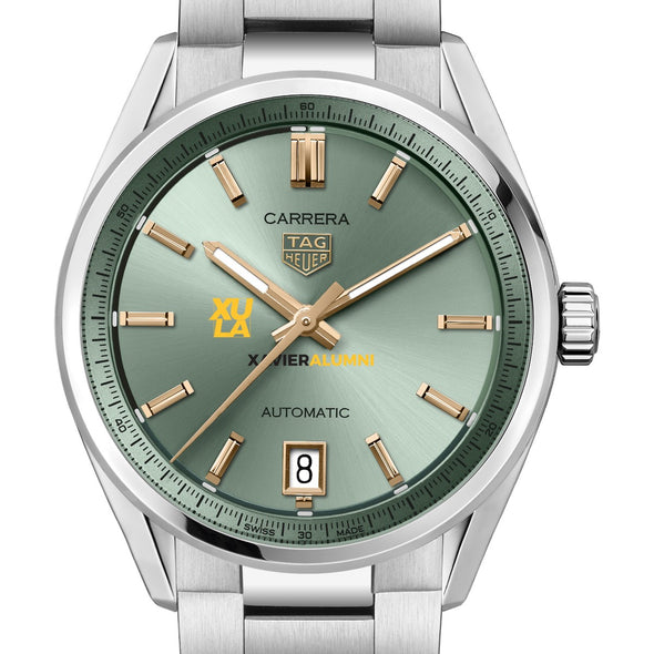 XULA Women's TAG Heuer Steel Carrera with Green Dial Shot #1