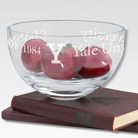 Yale 10&quot; Glass Celebration Bowl Shot #1