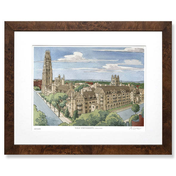 Yale Campus Print- Limited Edition, Large Shot #1