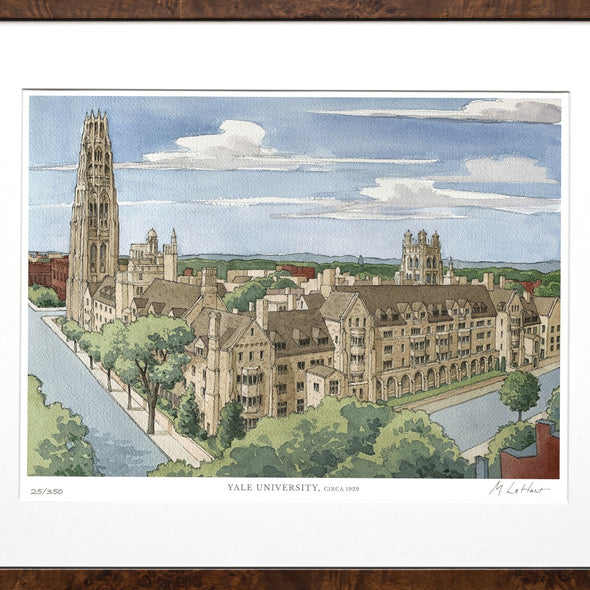 Yale Campus Print- Limited Edition, Large Shot #2