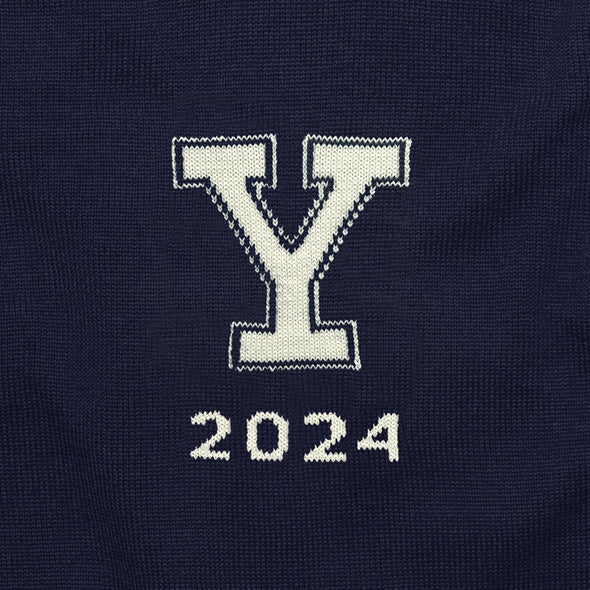 2024 Yale Class Year Navy Blue and Ivory Sweater Shot #4