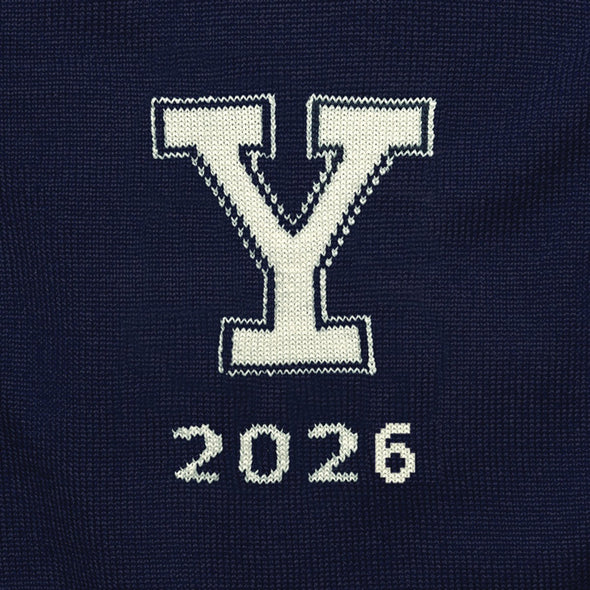 Yale Class Year Navy Blue and Ivory Sweater Shot #2