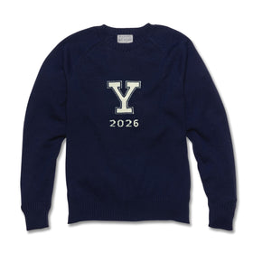 2026 Yale Class Year Navy Blue and Ivory Sweater Shot #1