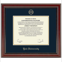 Yale Diploma Frame, the Fidelitas Shot #1