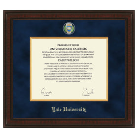 Yale Excelsior Diploma Frame Shot #1