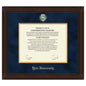 Yale Excelsior Diploma Frame Shot #1