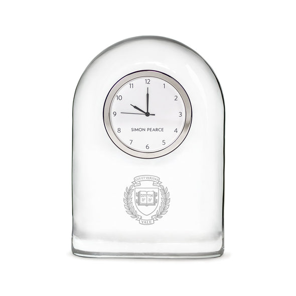 Yale Glass Clock by Simon Pearce Shot #1
