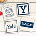 Yale Logos Marble Coasters