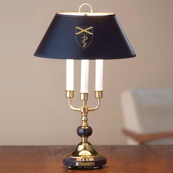 Yale Medicine Lamp in Brass & Marble Shot #1