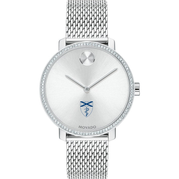 Yale Medicine Women's Movado Bold with Crystal Bezel & Mesh Bracelet Shot #2