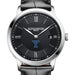 Yale Men's Baume et Mercier 40mm Classima Quartz Watch with Black Dial & Black Leather Strap