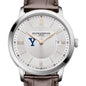Yale Men's Baume et Mercier 40mm Classima Quartz Watch with Silver Dial & Dark Brown Leather Strap Shot #1