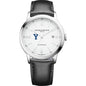 Yale Men's Baume et Mercier 42mm Classima Automatic Watch with White Dial & Black Leather Strap Shot #2