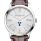 Yale Men's Baume et Mercier 42mm Classima Watch with Silver Dial & Brown Leather Strap Shot #1