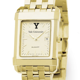 Yale Men&#39;s Gold Quad with Bracelet Shot #1