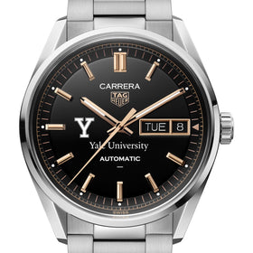 Yale Men's TAG Heuer Carrera Day-Date with Black Dial Shot #1