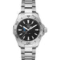 Yale Men's TAG Heuer Steel Aquaracer with Black Dial Shot #2