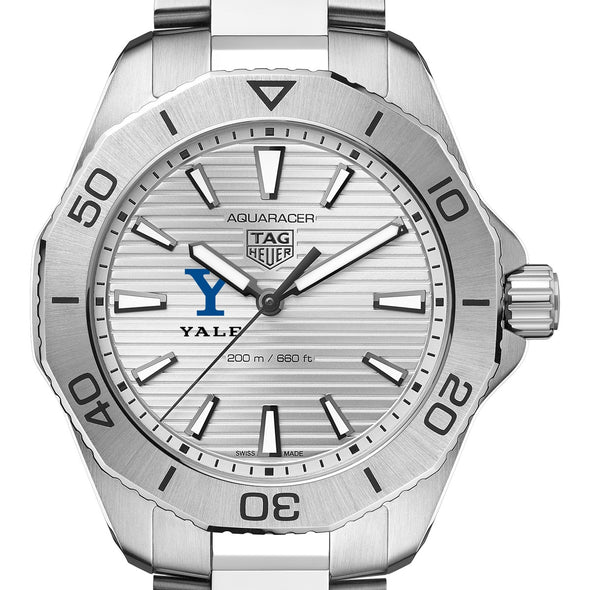 Yale Men&#39;s TAG Heuer Steel Aquaracer with Silver Dial Shot #1