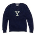 Yale Navy Blue and Ivory Letter Sweater by M.LaHart