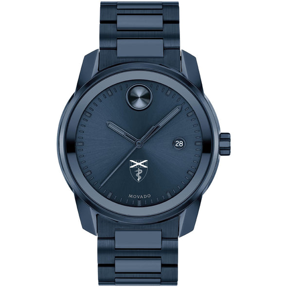Yale School of Medicine Men's Movado BOLD Blue Ion with Date Window Shot #2