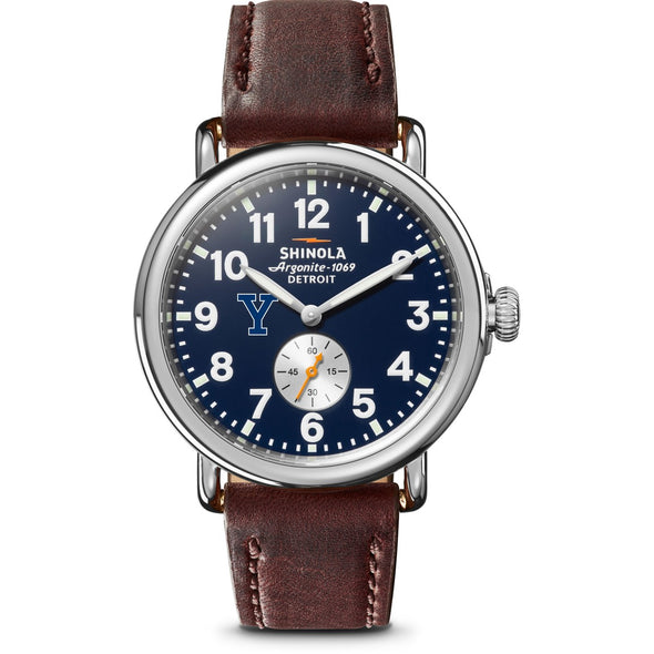Yale Shinola Watch, The Runwell 41 mm Midnight Blue Dial Shot #2