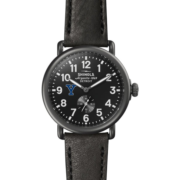 Yale Shinola Watch, The Runwell 41mm Black Dial Shot #2