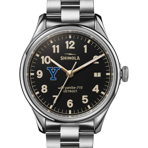 Yale Shinola Watch, The Vinton 38mm Black Dial Shot #1